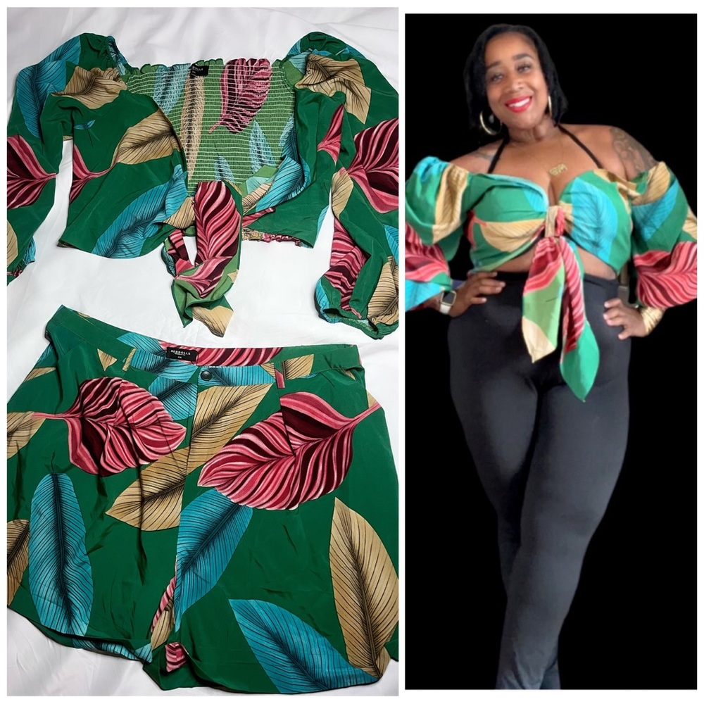 Tropical Vibes Shorts Set